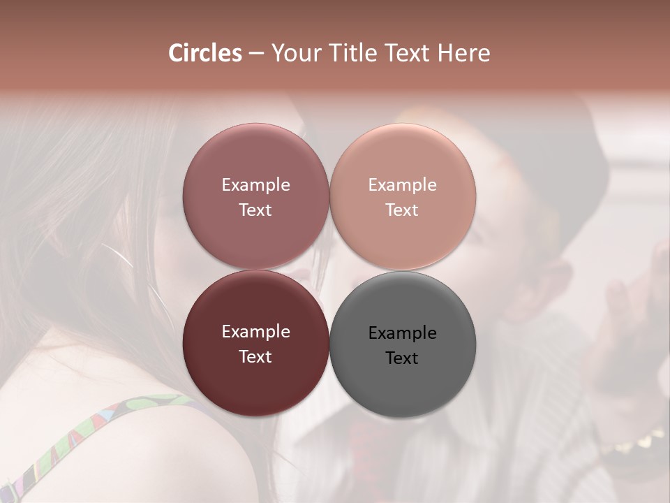 Young Woman Making Rude Gesture On A Bad Date PowerPoint Template