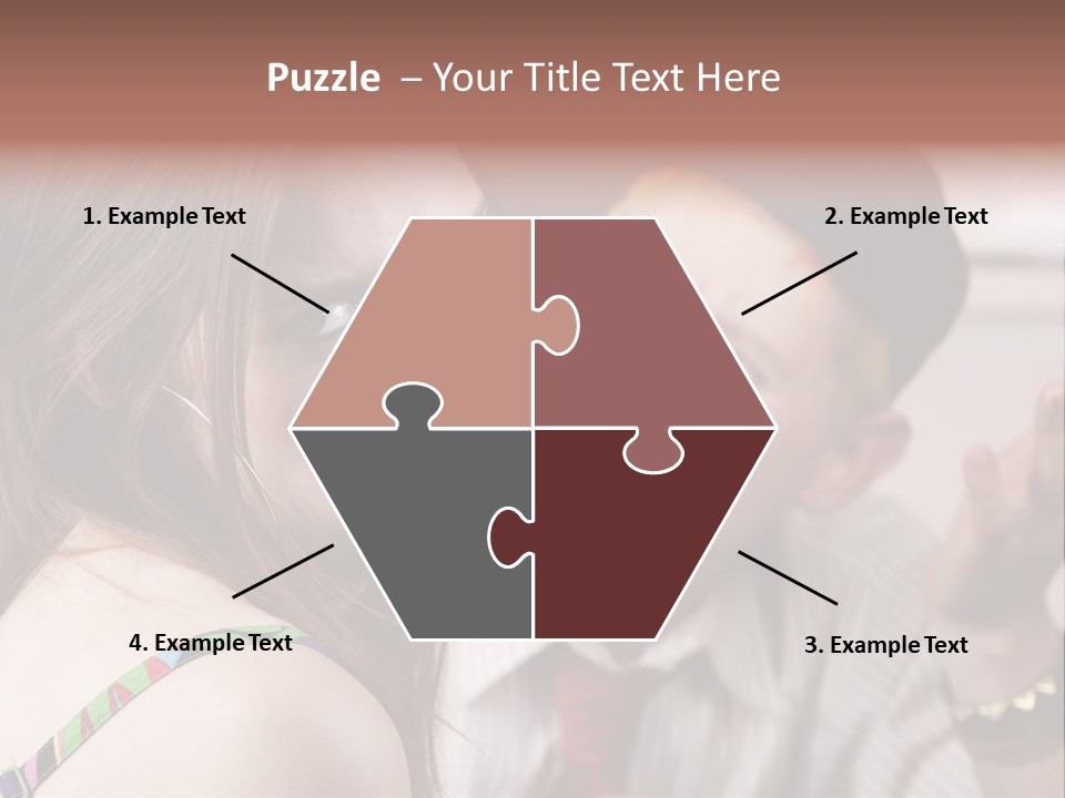 Young Woman Making Rude Gesture On A Bad Date PowerPoint Template