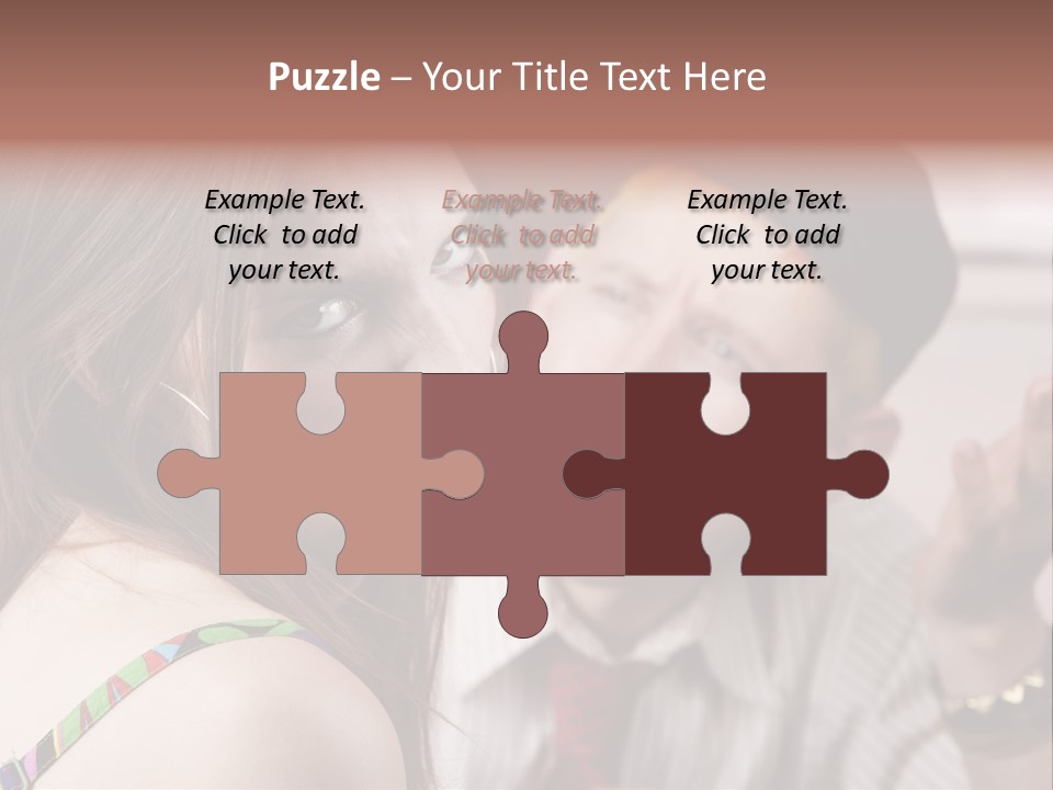 Young Woman Making Rude Gesture On A Bad Date PowerPoint Template