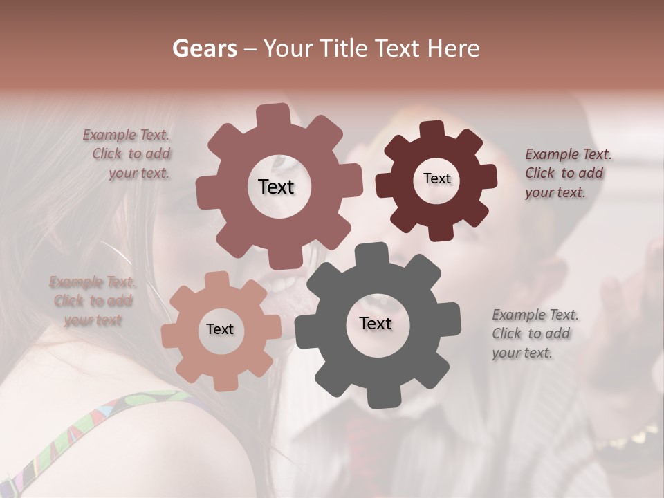 Young Woman Making Rude Gesture On A Bad Date PowerPoint Template