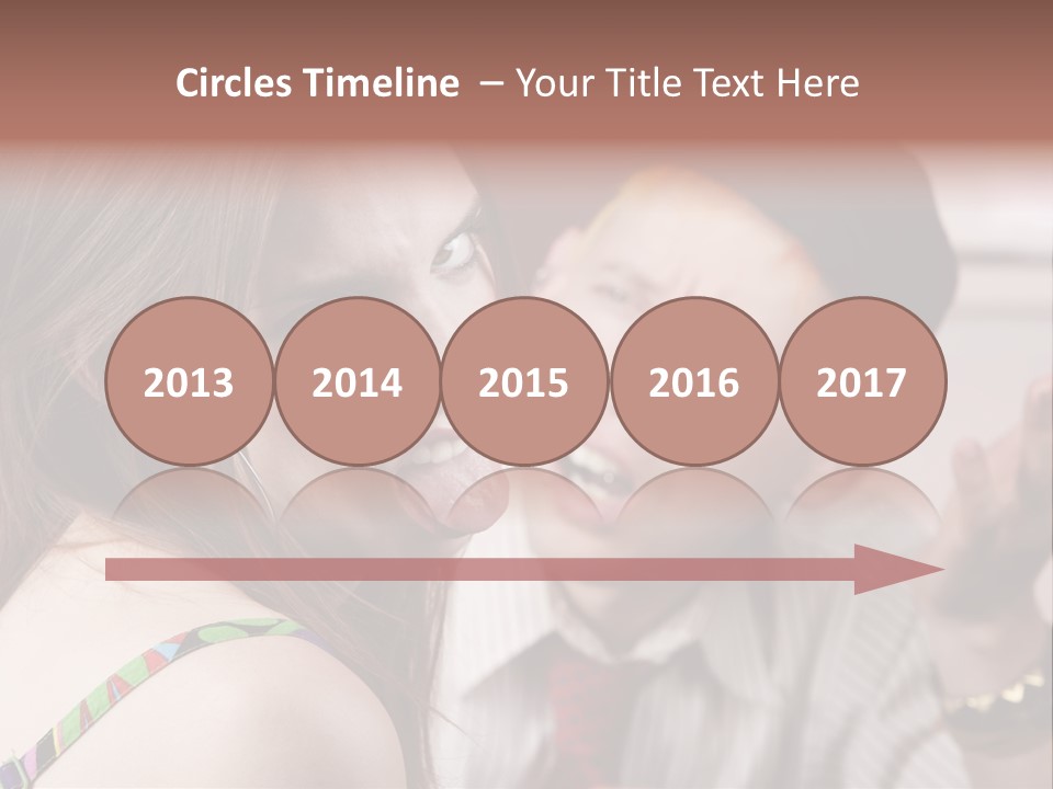 Young Woman Making Rude Gesture On A Bad Date PowerPoint Template