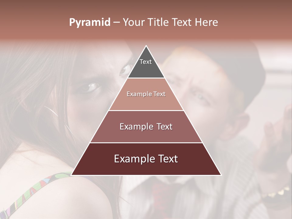 Young Woman Making Rude Gesture On A Bad Date PowerPoint Template