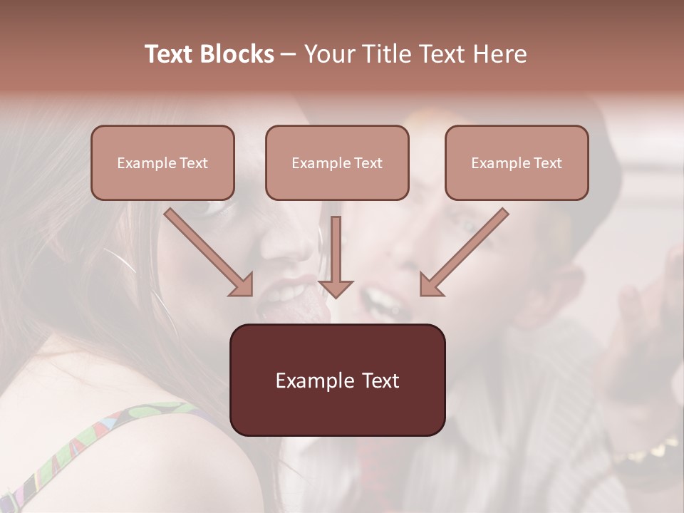 Young Woman Making Rude Gesture On A Bad Date PowerPoint Template