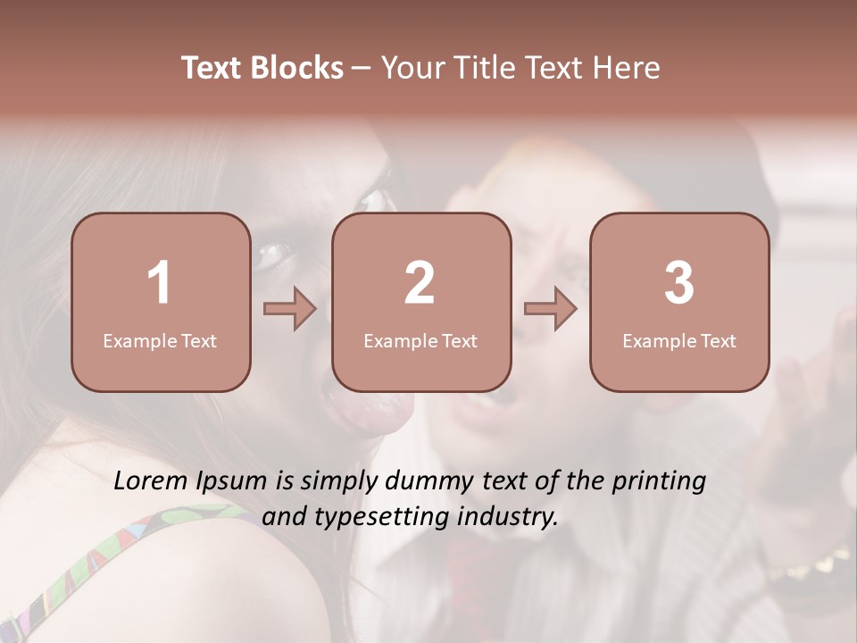 Young Woman Making Rude Gesture On A Bad Date PowerPoint Template