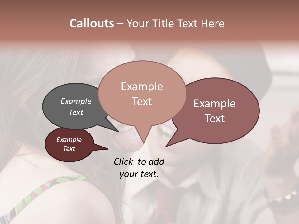 Young Woman Making Rude Gesture On A Bad Date PowerPoint Template