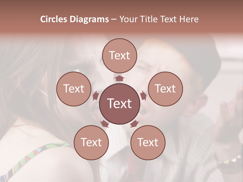 Young Woman Making Rude Gesture On A Bad Date PowerPoint Template