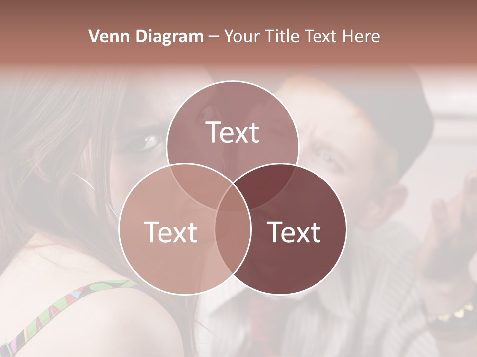 Young Woman Making Rude Gesture On A Bad Date PowerPoint Template