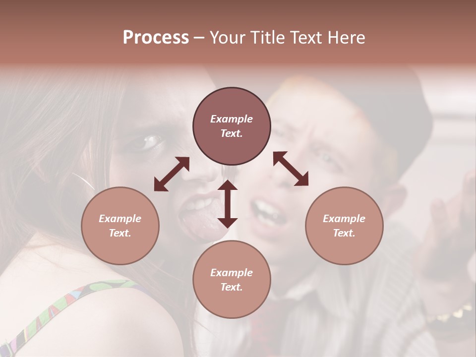 Young Woman Making Rude Gesture On A Bad Date PowerPoint Template