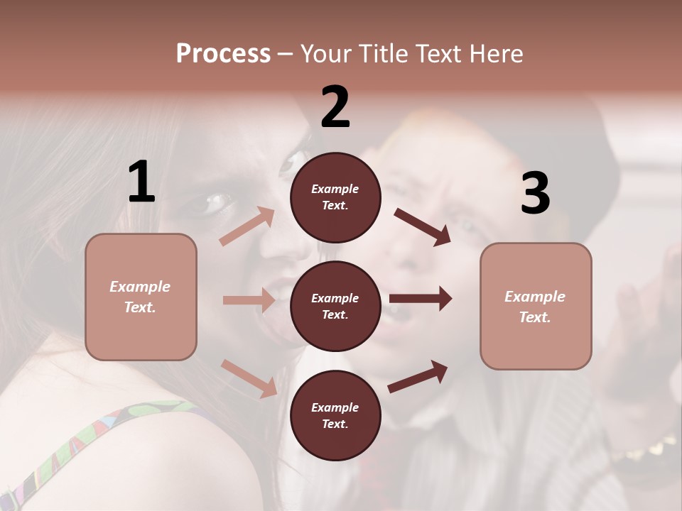 Young Woman Making Rude Gesture On A Bad Date PowerPoint Template