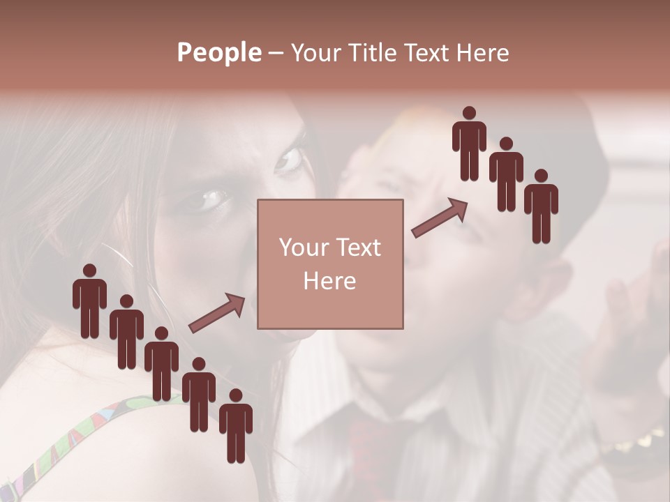 Young Woman Making Rude Gesture On A Bad Date PowerPoint Template