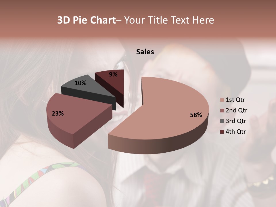 Young Woman Making Rude Gesture On A Bad Date PowerPoint Template