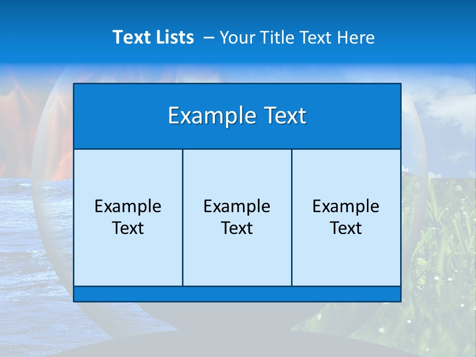 Female Yoga Figure In A Transparent Sphere, Composed Of Four Natural Elements (Water, Fire, Earth, Air) As A Concept For Controlling Emotions And Power Over Nature. PowerPoint Template