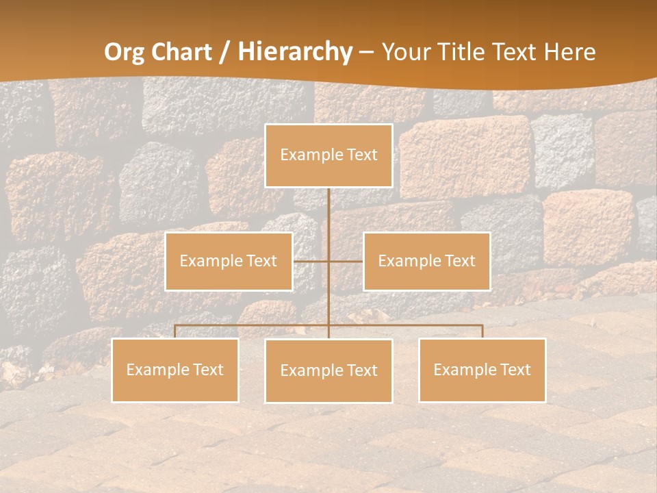 Retaining Wall And Patio, Copy Sapce, Vertical PowerPoint Template