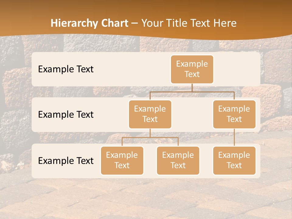 Retaining Wall And Patio, Copy Sapce, Vertical PowerPoint Template
