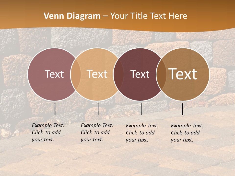 Retaining Wall And Patio, Copy Sapce, Vertical PowerPoint Template