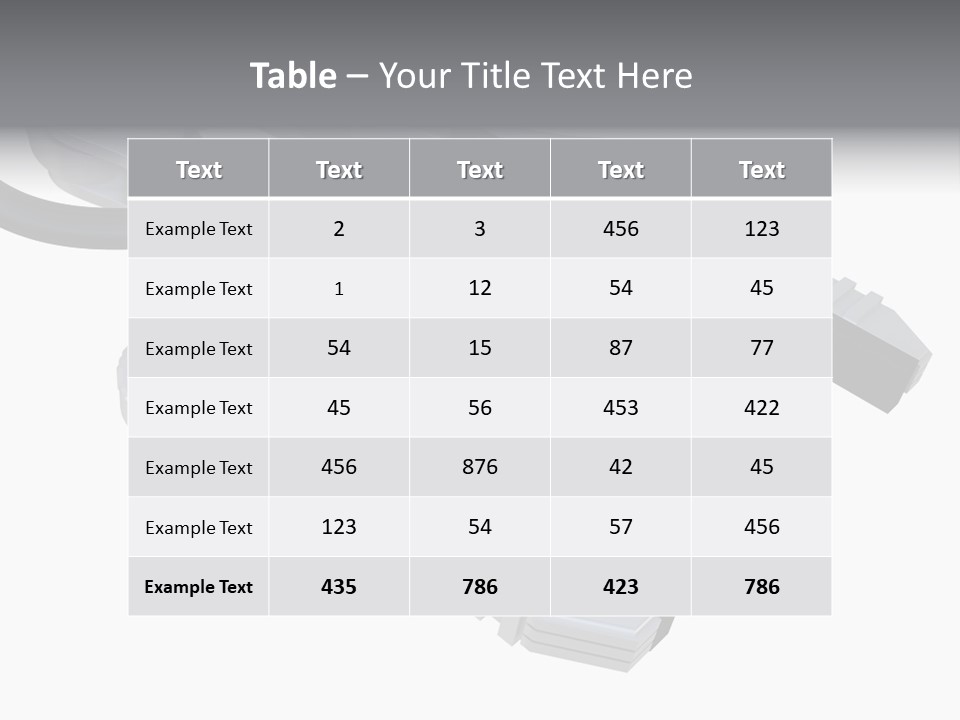 A Robotic Arm, Over White, Isolated PowerPoint Template