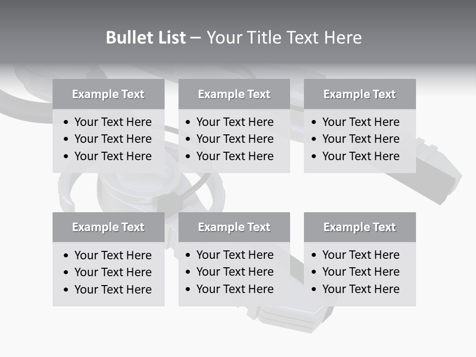 A Robotic Arm, Over White, Isolated PowerPoint Template