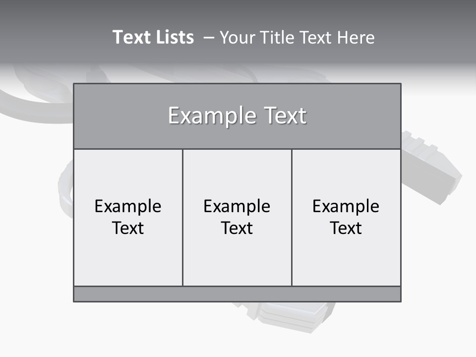 A Robotic Arm, Over White, Isolated PowerPoint Template