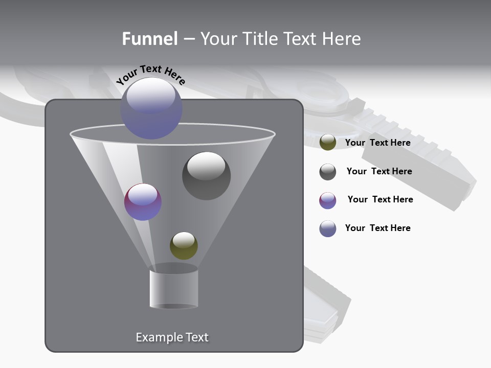 A Robotic Arm, Over White, Isolated PowerPoint Template