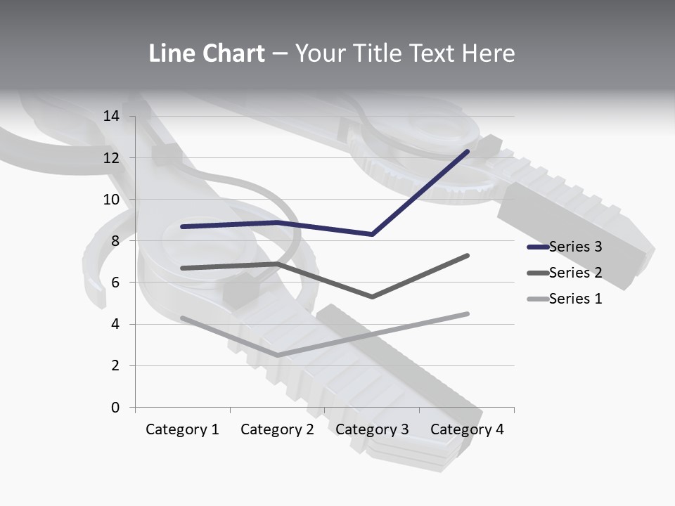 A Robotic Arm, Over White, Isolated PowerPoint Template