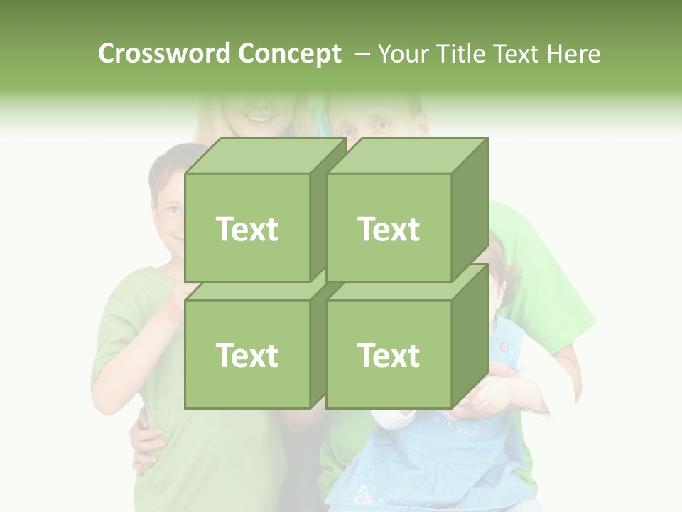 Happy Family Drinks Pure Water PowerPoint Template