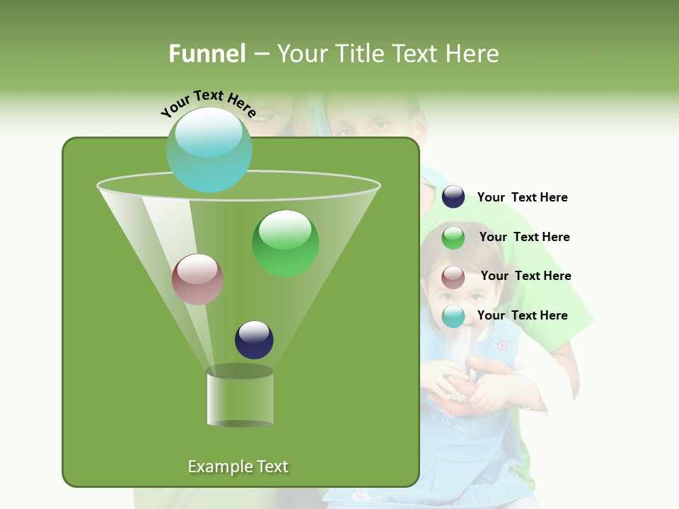 Happy Family Drinks Pure Water PowerPoint Template