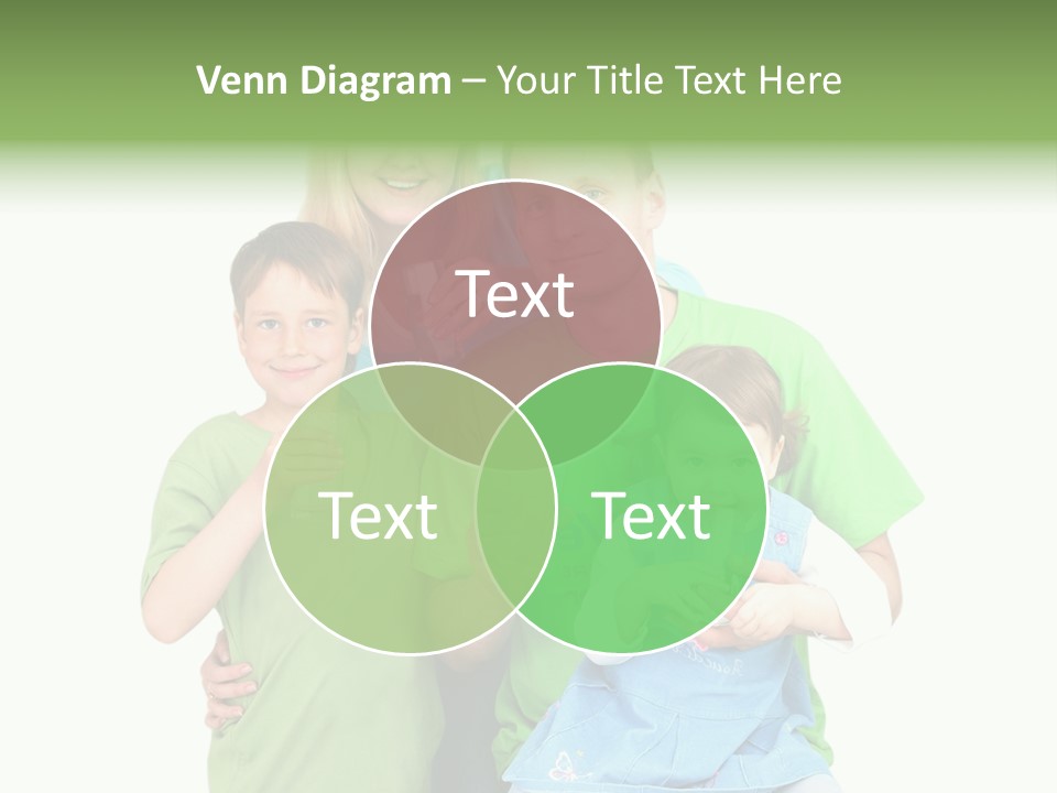 Happy Family Drinks Pure Water PowerPoint Template