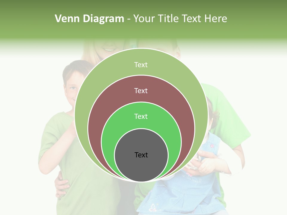 Happy Family Drinks Pure Water PowerPoint Template