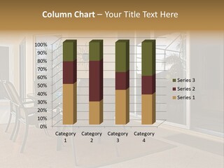 Outdoor Dining Area PowerPoint Template