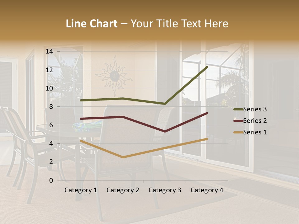 Outdoor Dining Area PowerPoint Template