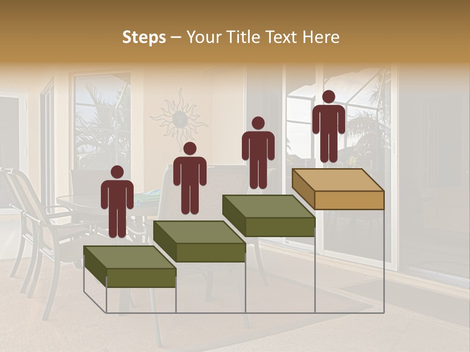 Outdoor Dining Area PowerPoint Template