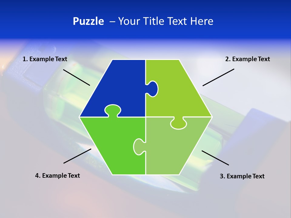 Level Tube Closeup PowerPoint Template