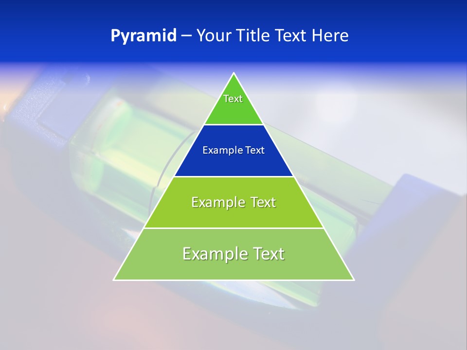 Level Tube Closeup PowerPoint Template