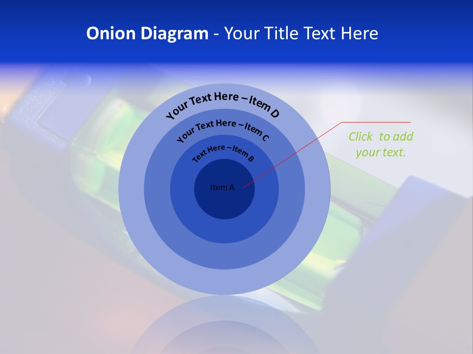 Level Tube Closeup PowerPoint Template