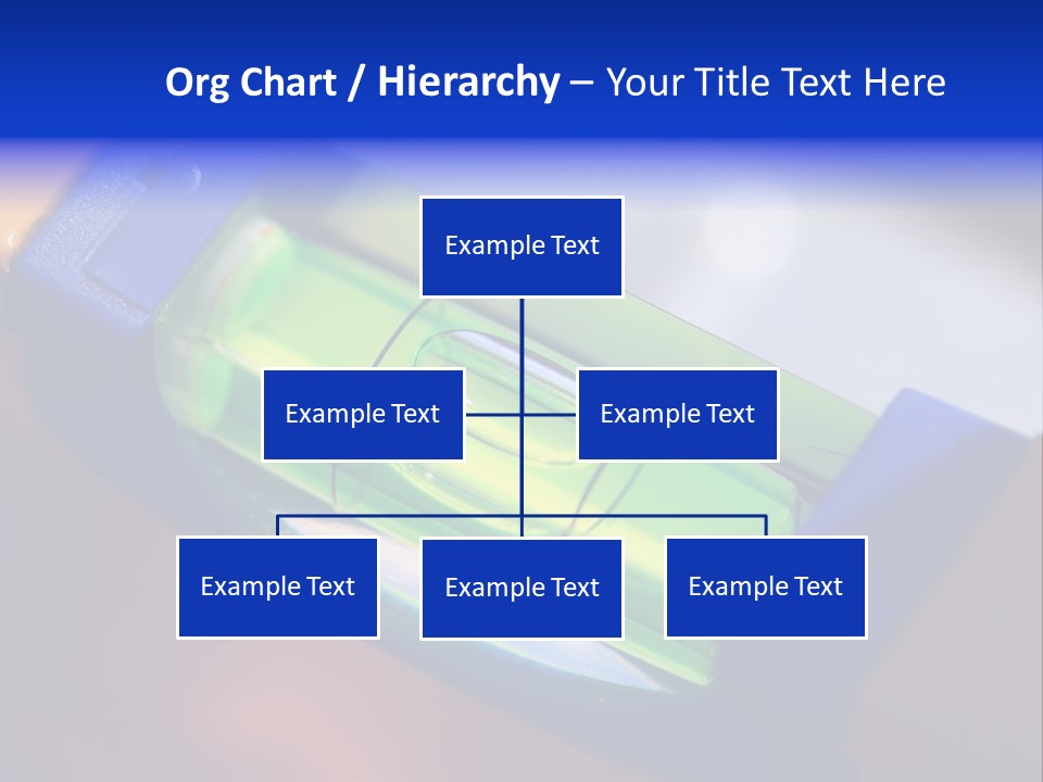 Level Tube Closeup PowerPoint Template