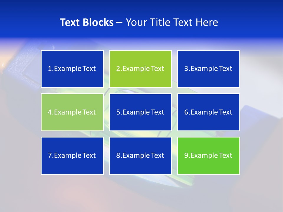 Level Tube Closeup PowerPoint Template