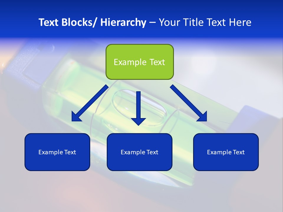 Level Tube Closeup PowerPoint Template