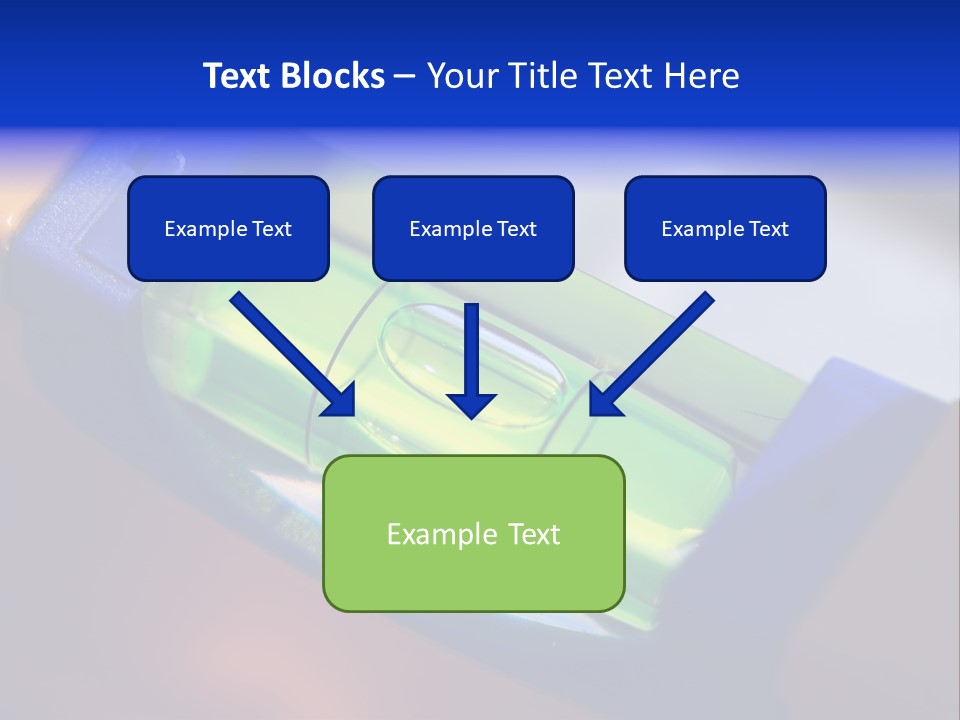 Level Tube Closeup PowerPoint Template