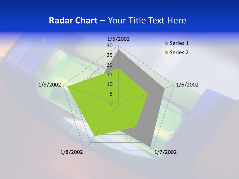 Level Tube Closeup PowerPoint Template