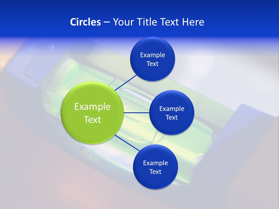 Level Tube Closeup PowerPoint Template
