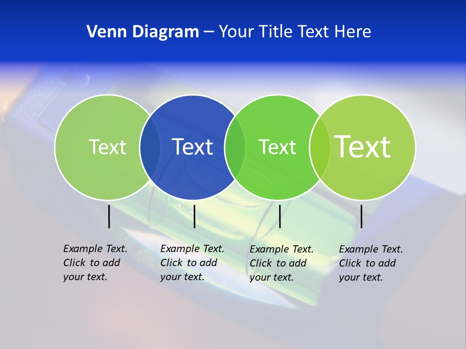 Level Tube Closeup PowerPoint Template