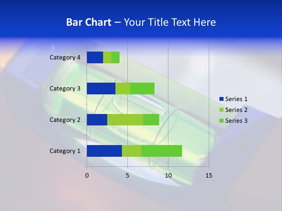 Level Tube Closeup PowerPoint Template