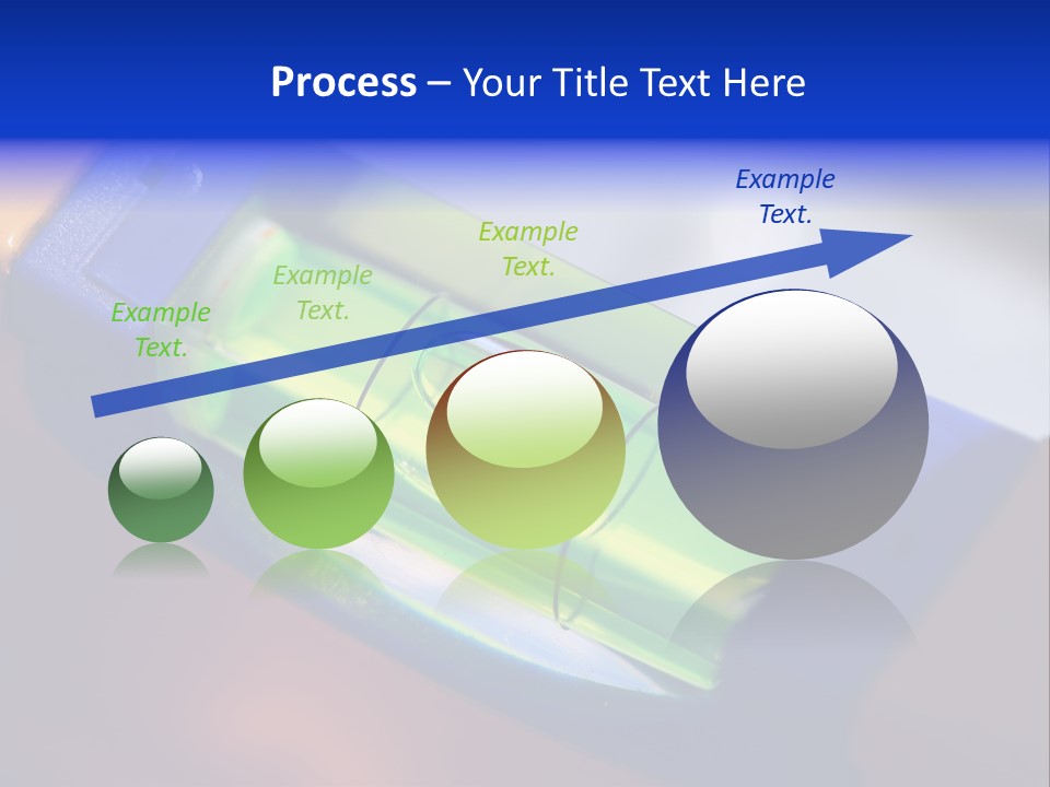 Level Tube Closeup PowerPoint Template