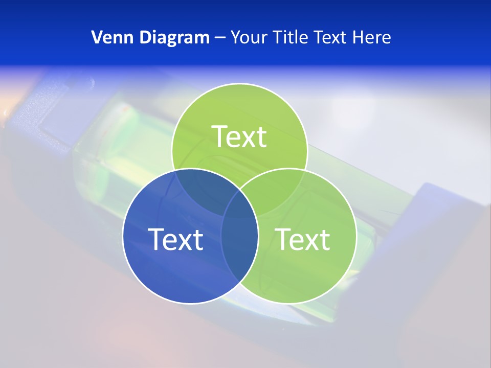 Level Tube Closeup PowerPoint Template