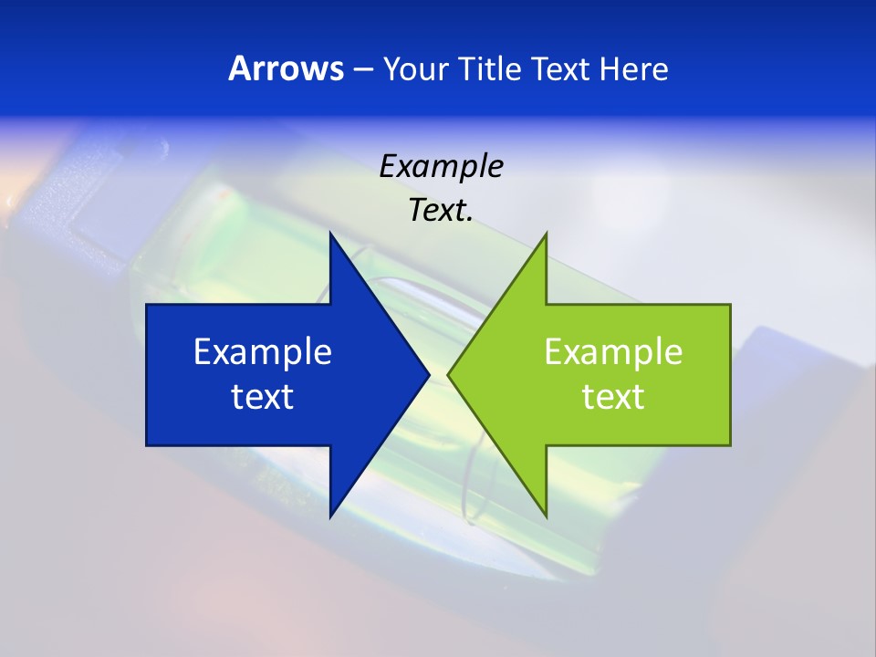 Level Tube Closeup PowerPoint Template