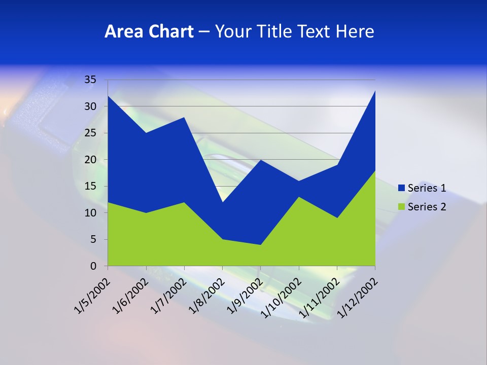 Level Tube Closeup PowerPoint Template