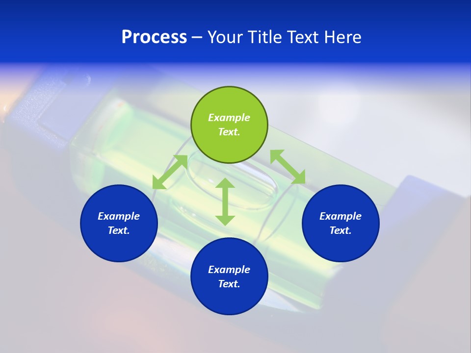 Level Tube Closeup PowerPoint Template