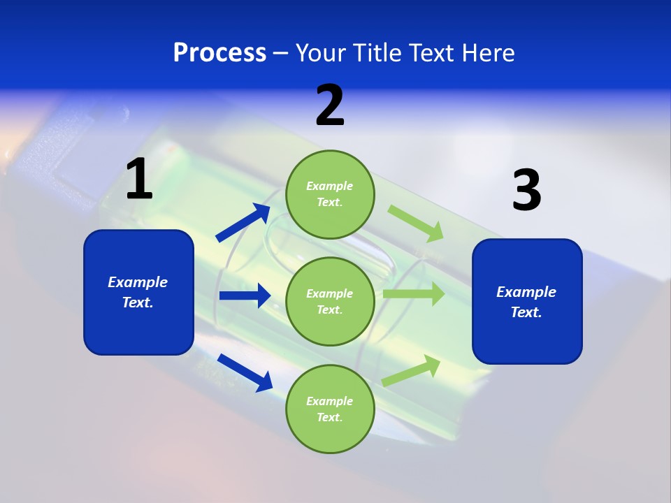 Level Tube Closeup PowerPoint Template