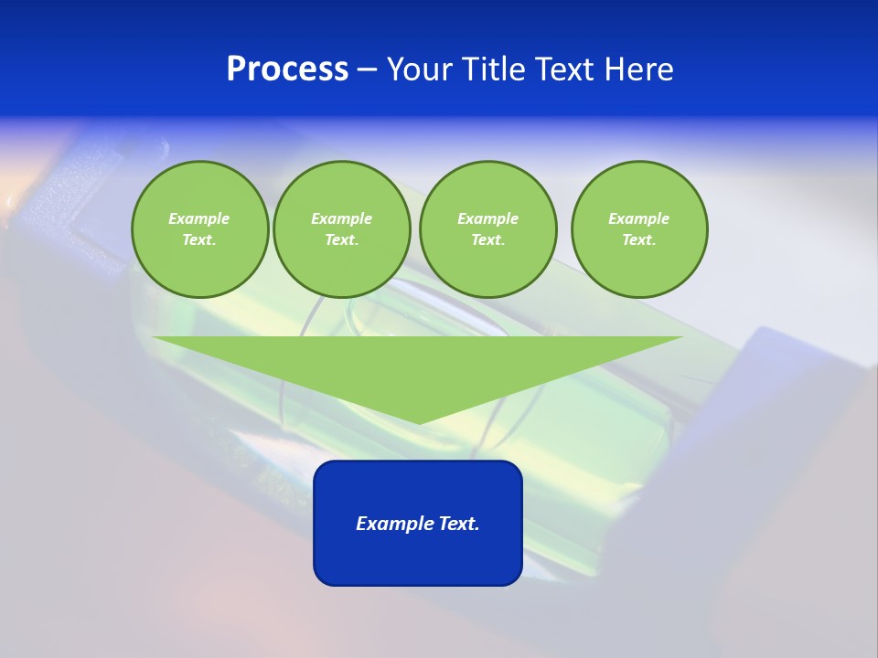 Level Tube Closeup PowerPoint Template