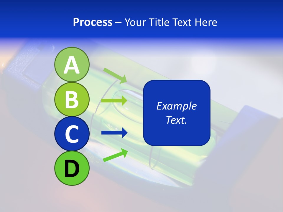 Level Tube Closeup PowerPoint Template
